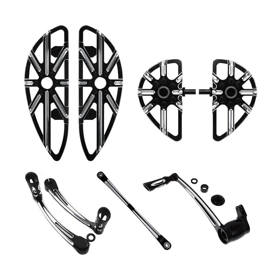 rheopaipoBB(ボディーボード) Amazon.com: HDBUBALUS Motorcycle Front Rear Floorboards